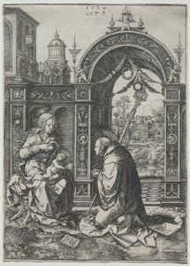 Wizja św. Bernarda, 1524.