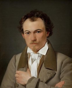 Portret malarza sceny Troels Lund autorstwa Ditlev Blunck