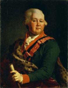 Portret hrabiego Walentyna Płatonowicza Iwanowicza Musina-Puszkina 1735-1804, koniec lat 80. XVIII wieku