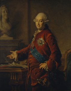 Portret wicekanclerza księcia Aleksandra Michajłowicza Golicyna 1723-1807, 1772