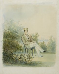 Portret Grigorija Stiepanowicza Tarnowskiego, koniec lat 40. XIX wieku autorstwa Dmitry Ivanovich Bezperchy