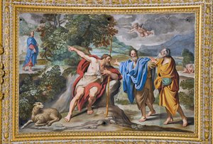 Pierwsze powołanie apostoła Andrzeja autorstwa Domenichino