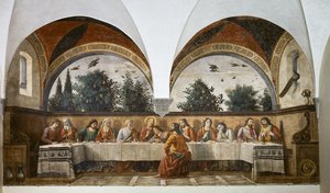 Ostatnia Wieczerza autorstwa Domenico Ghirlandaio