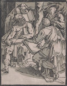 Czterech Doktorów Kościoła, ca. 1540-1550. autorstwa Domenico Beccafumi