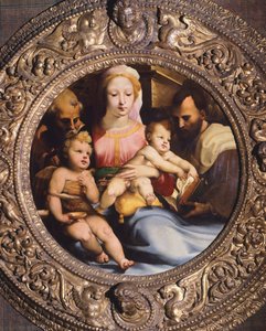 Święta Rodzina — Domenico Beccafumi (1486-1551) autorstwa Domenico Beccafumi
