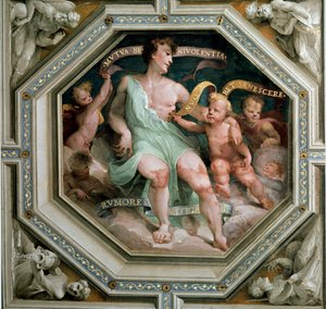 Wzajemna życzliwość lub zgoda (Wzajemna życzliwość lub zgoda). Obraz Domenico Beccafumi (1486-1551) autorstwa Domenico Beccafumi