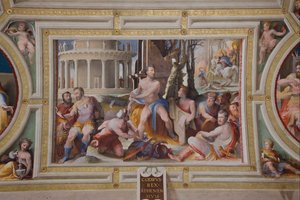 Ofiara Codrusa, króla Aten Cnoty publiczne bohaterów greckich i rzymskich, 1529-1535