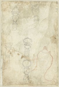 Szkice guzików autorstwa Domenico Campagnola (possibly)