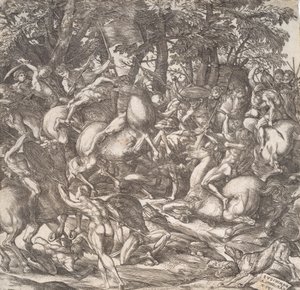 Zawody jeździeckie autorstwa Domenico Campagnola