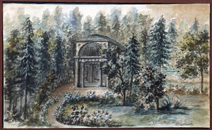Pavillon en memoire de Frederica, soeur de l
