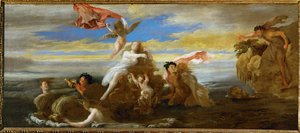 Galathea i Polyphemos (drewno topoli)