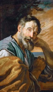SAINT PIERRE - Barok : Pokuta Świętego Piotra par Fetti, Domenico (1588/90-1623), ok. 1613. Olej na płótnie, 95,8x55,9. Muzeum Historii Sztuki, Wiedeń