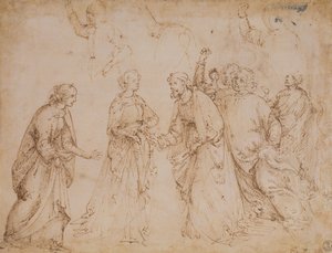 Małżeństwo Dziewicy autorstwa Domenico Ghirlandaio