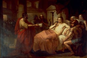 Aleksander Wielki i jego lekarz Filip — Domenico Induno