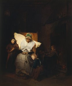 Różaniec, autorstwa Domenico Induno autorstwa Domenico Induno