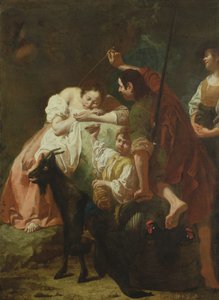 Śpiąca pasterka autorstwa Domenico Maggiotto