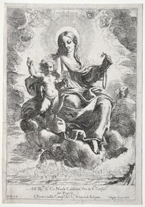 Madonna Różańcowa autorstwa Domenico Maria Canuti