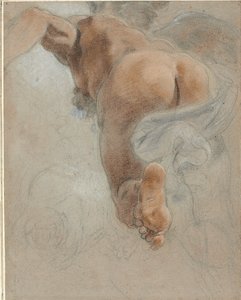 Studium dla alegorycznej figury ziemskiej harmonii autorstwa Domenico Maria Canuti