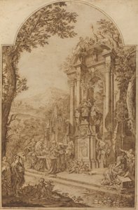 Pomnik Williama Kanclerza Cowpera autorstwa Domenico Maria Fratta