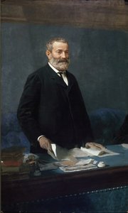 Portret Quintino Sella (olej na płótnie)