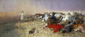 Kazanie Mahometa autorstwa Domenico Morelli