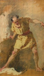 Gladiator, XIX wiek. autorstwa Domenico Morelli