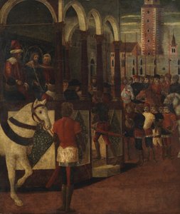 Król udzielający audiencji, 1475-1500