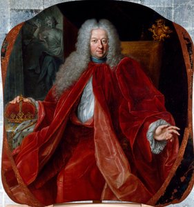 Portret Domenico Negrone (1672-1736) Doża Republiki Genowej od 1723 do 1726. Obraz Domenico Parodi autorstwa Domenico Parodi