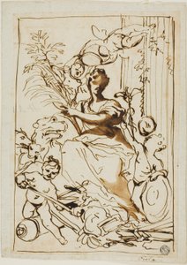 Alegoria zwycięstwa autorstwa Domenico Piola