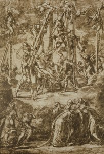 Studiuj przed osadzeniem autorstwa Domenico Robusti Tintoretto