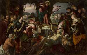 Wskrzeszenie Łazarza, 1585-1590