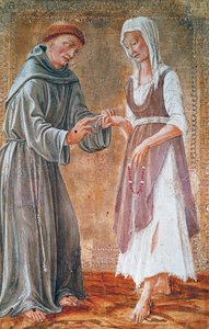 Św. Franciszek poślubia ubóstwo