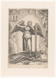 Alegoria Wiary Pictura religionis (tytuł na obiekcie) autorstwa Domenico Vito