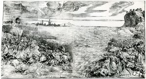 „Zniszczenie wojsk faraona w Morzu Czerwonym”, 1549, 1937 autorstwa Domenico dalle Greche