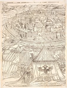 Schwytanie Golety w Tunisie – Carl V autorstwa Domenico dei Franceschi