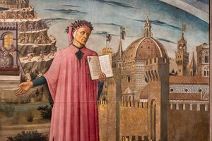 Boska komedia Dantego Alighieri autorstwa Domenico di Michelino