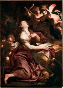 Święta Maria Magdalena (Mary-Magdalene) Obraz Domenico Piola (1627-1703), Genes Musei di Strada Nuova (inv n PB 290)