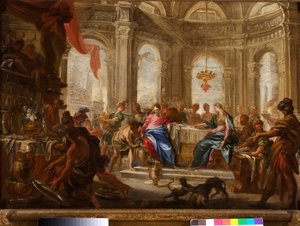 Wesele w Kanie autorstwa Domenico the Elder Piola