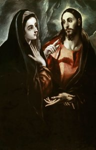 Chrystus żegnający się z Matką, ca. 1600.