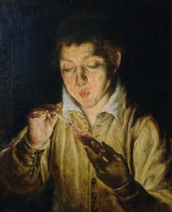 Znicz dmuchający na stożek, ok. 1571-1572.