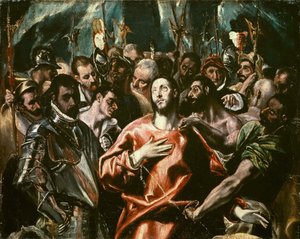 Rozbieranie się Chrystusa El expolio, między 1581 a 1685 rokiem.