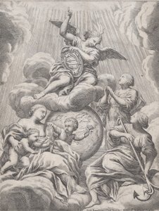 Wiara, nadzieja i miłość, 1630-78. autorstwa Dominique Barriere