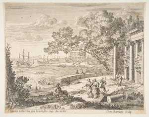 Krajobraz z Merkurym, 1668. autorstwa Dominique Barriere