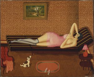 Letnia Siesta Leżąca Kobieta, 1933. autorstwa Dominique Peyronnet