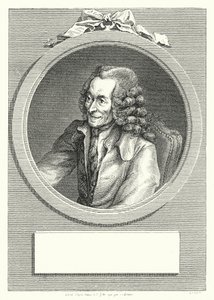 Voltaire, francuski pisarz i filozof oświecenia (grafika) autorstwa Dominique Vivant (after) Denon
