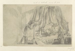 Ledikant Kolekcja osiemdziesięciu pięciu oryginalnych grafik (tytuł serii) autorstwa Dominique Vivant Denon (baron) (attributed to)