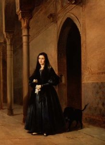 Pani na dworze Alhambra autorstwa Don Jose Escasena
