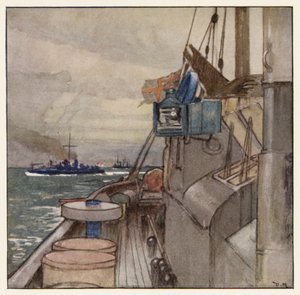 Rudyard Kipling: Uczeni (kolorowa litografia) autorstwa Donald (after) Maxwell