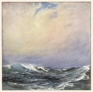 Rudyard Kipling: Morze i wzgórza (kolorowa litografia) autorstwa Donald (after) Maxwell