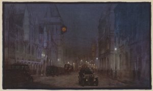 Gotycka fantazja Fleet Street autorstwa Donald Maxwell